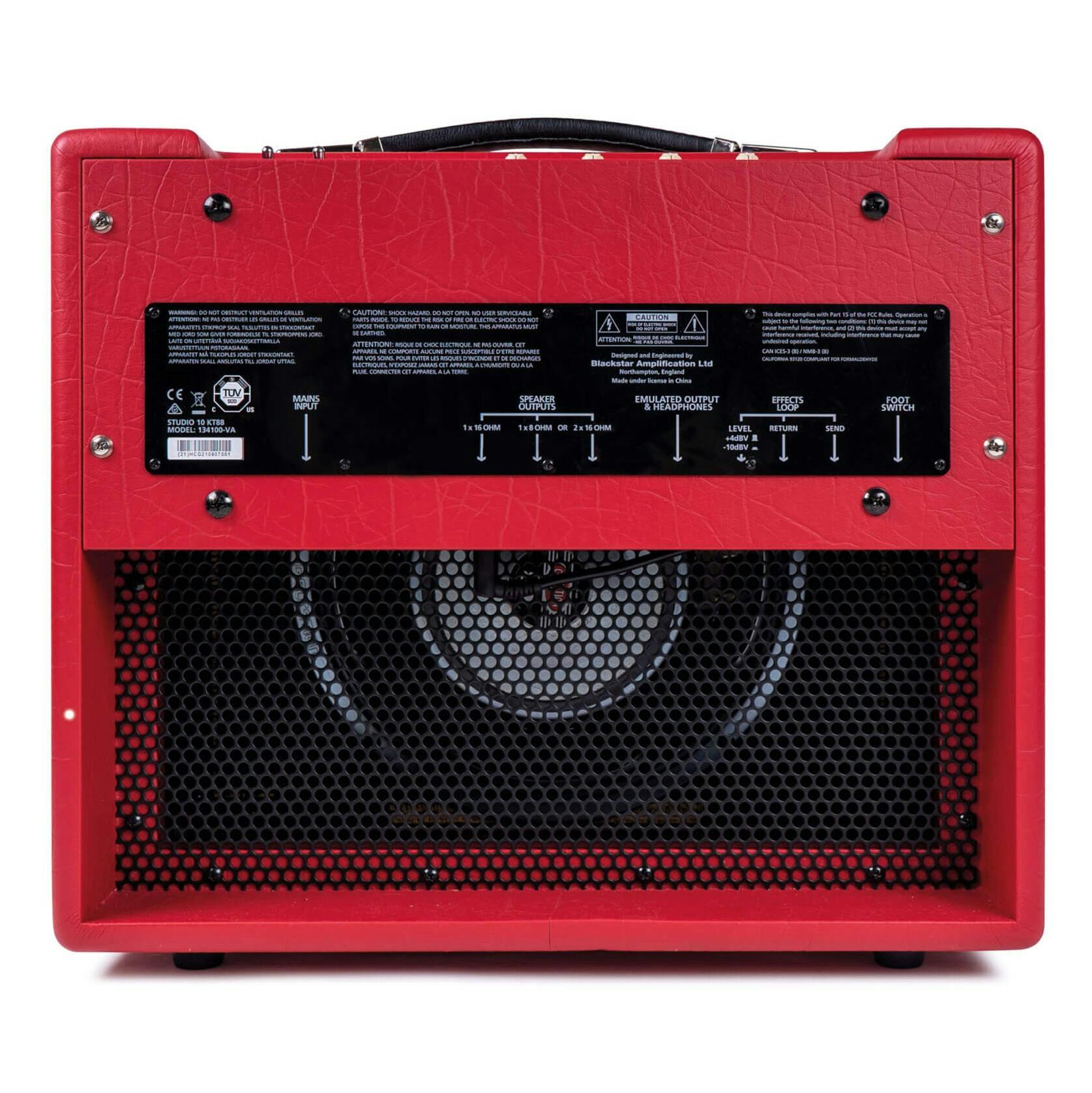 Blackstar Studio 10 KT88 10W 1X12 Valve Combo in Red - Andertons